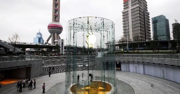 Apple store a Shanghai Lujiazui