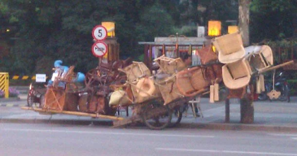Le transport insolite en Chine