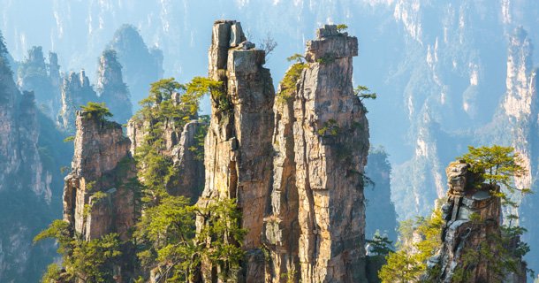 Merveilles de Chine : la montagne de Wulingyuan